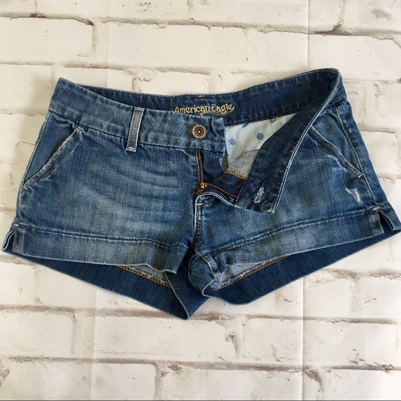 American Eagle Outfitters Pants - American Eagle Distressed Jean Shorts EUC